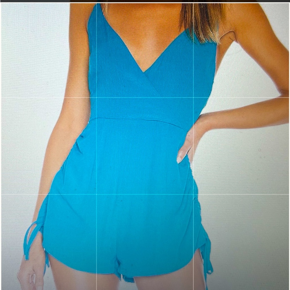 💫REVOLVE Superdown Serene Ruched Cami Romper